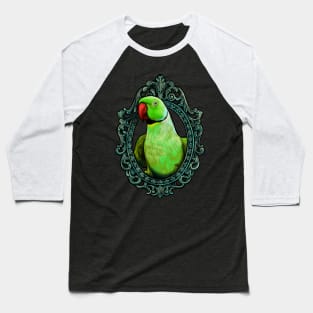 Parrot Cameo: Ringneck Parrot Baseball T-Shirt